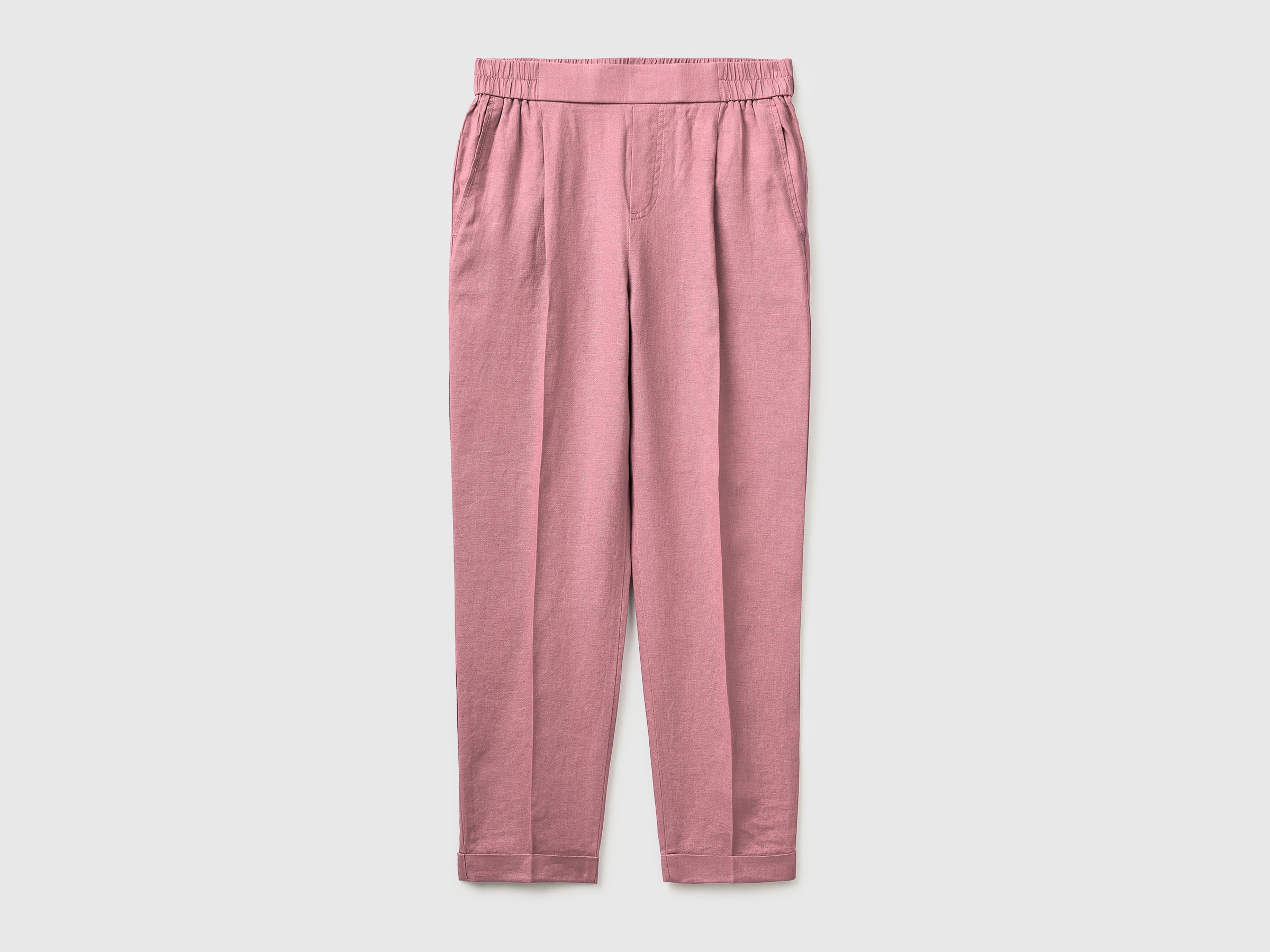 100% linen cigarette trousers - ucb_image_FS