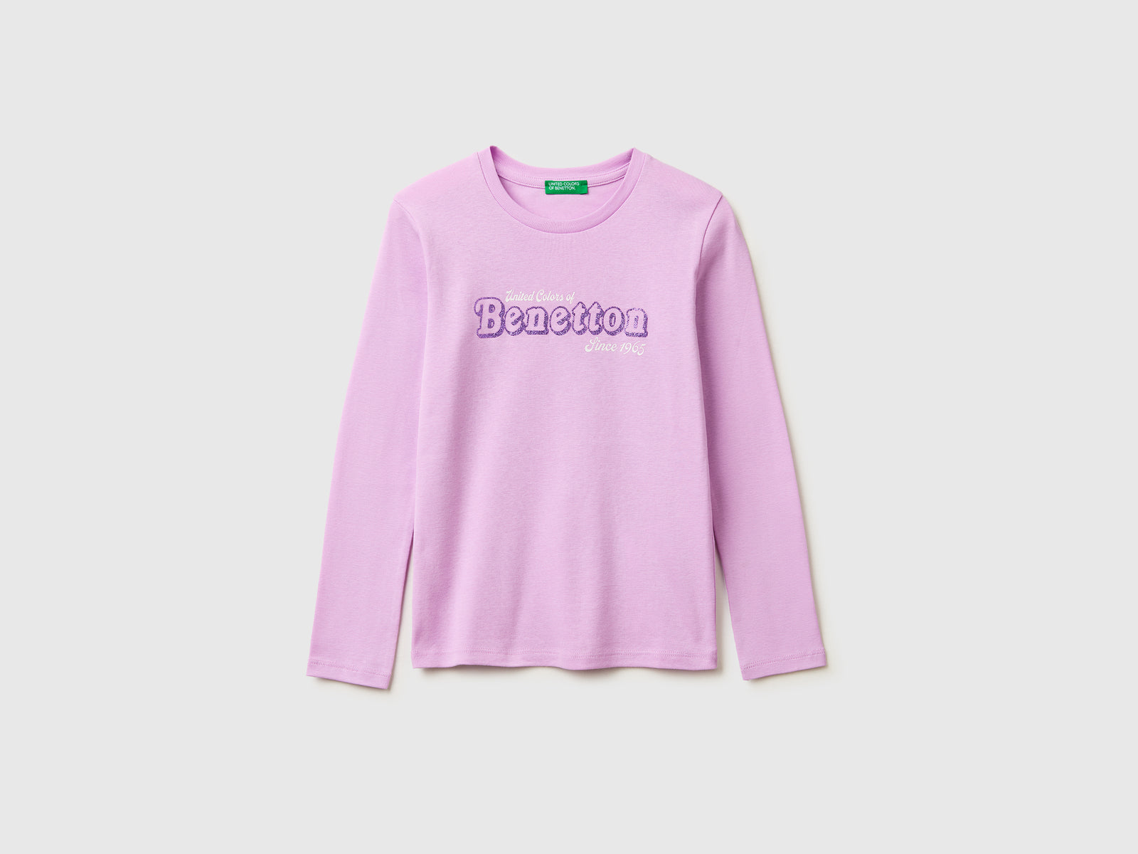 T-shirt com logótipo glitter em algodão orgânico - ucb_image_FS