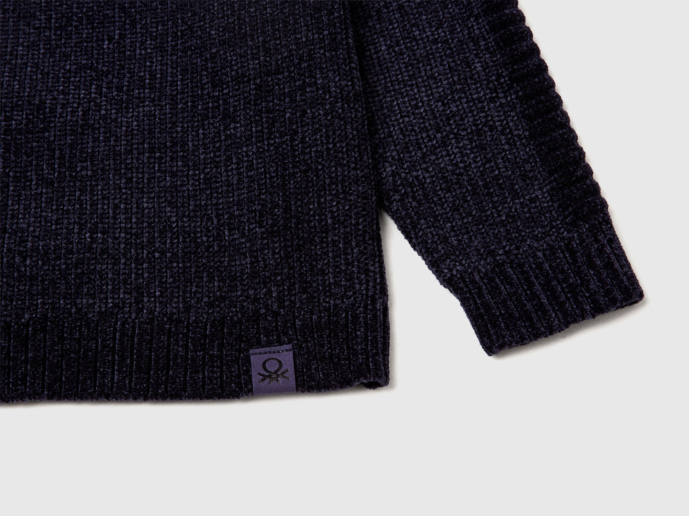 Camisola de gola redonda em chenille - ucb_image_DS1