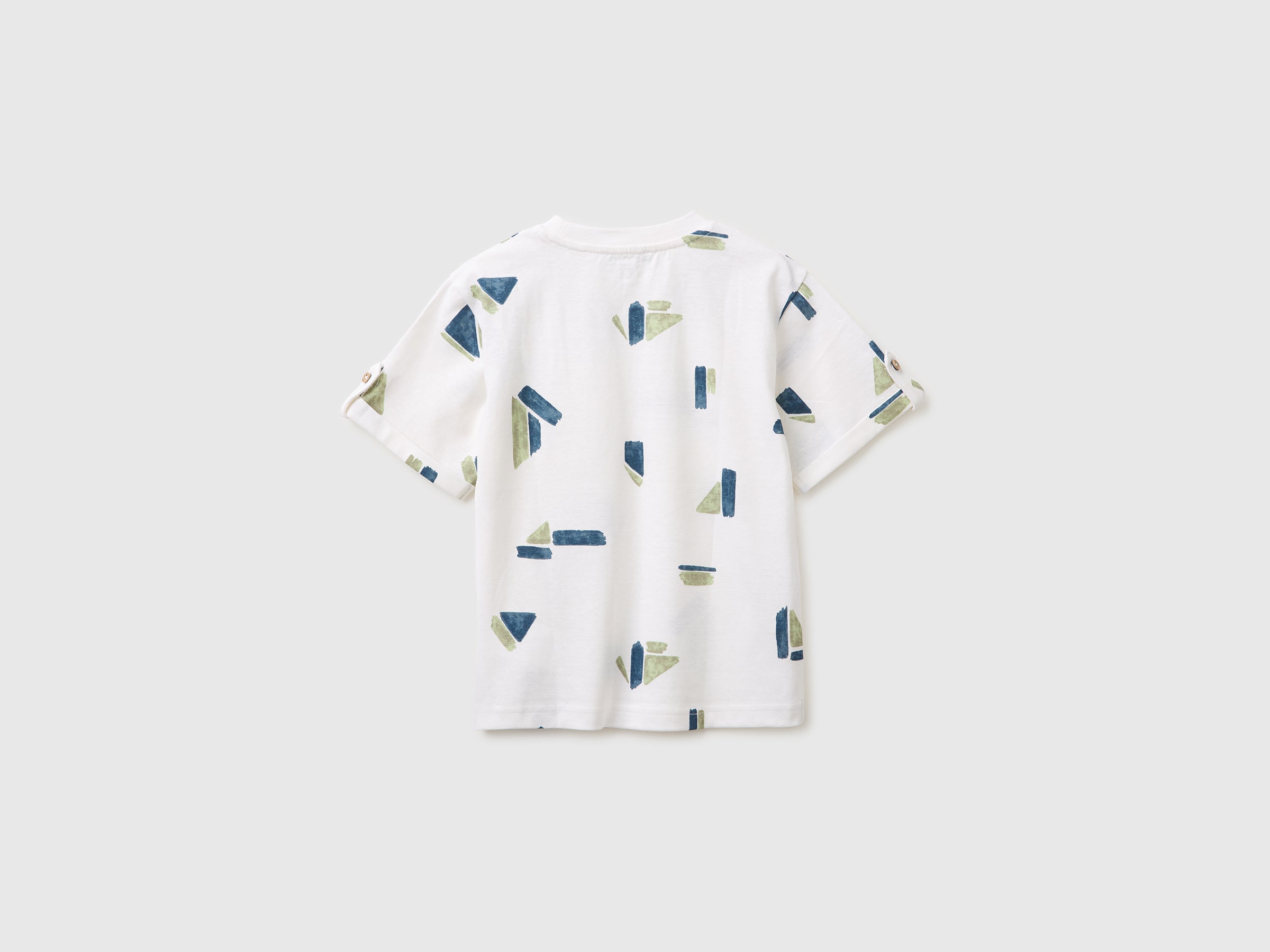 Printed linen blend T-shirt - ucb_image_BS