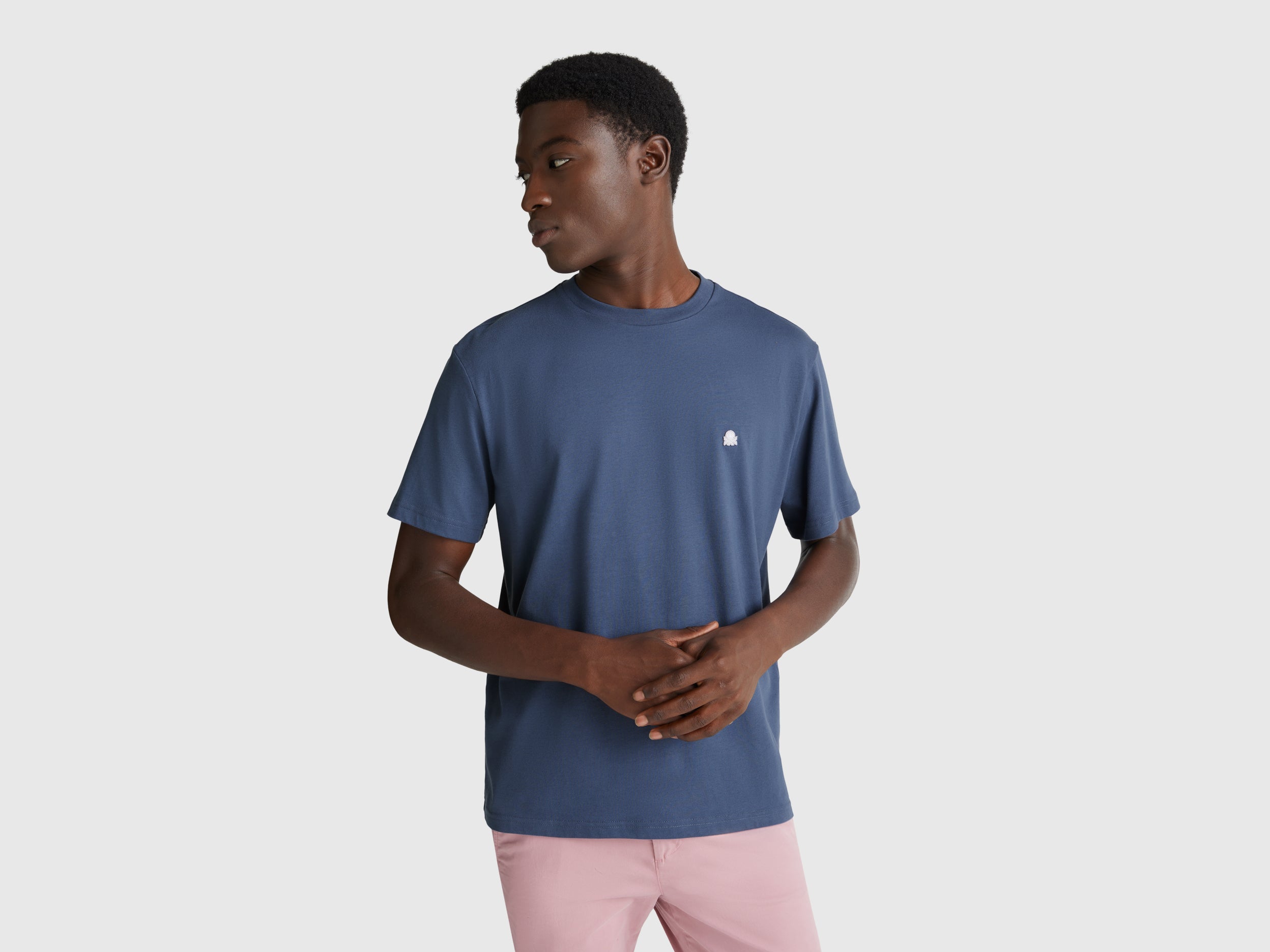 T-shirt básica de algodão - ucb_image_F