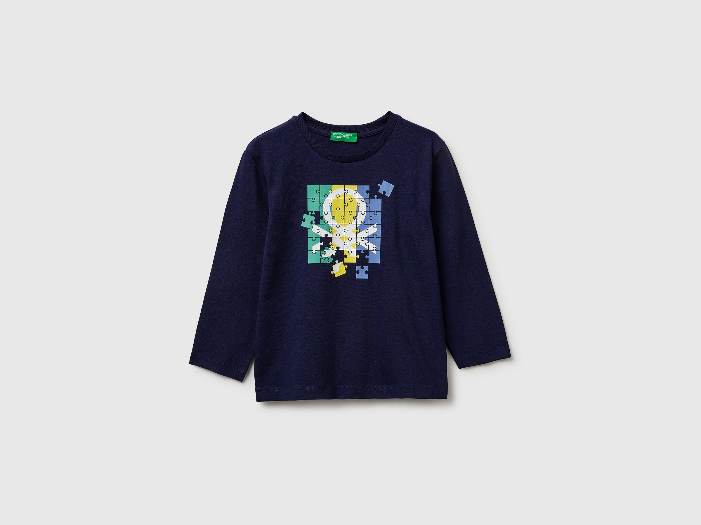 T-shirt com estampa logótipo em algodão orgânico - ucb_image_FS