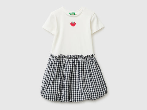Vestido com saia aos quadrados vichy - ucb_image_FS