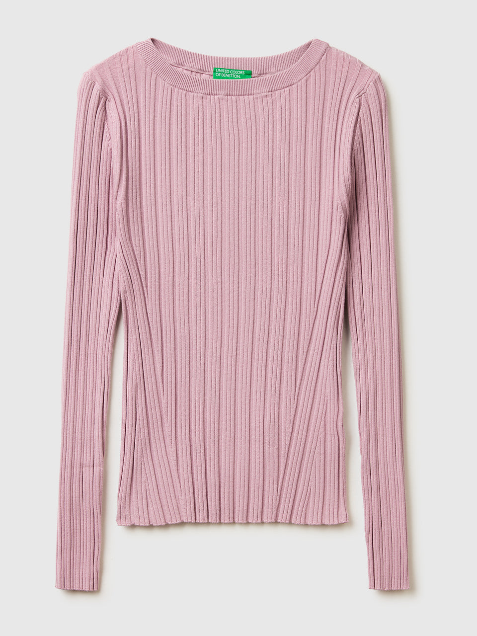 Fitted ribbed sweater - ucb_image_FS