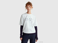 T-shirt bianca con stampa Coco Capitán - ucb_image_F