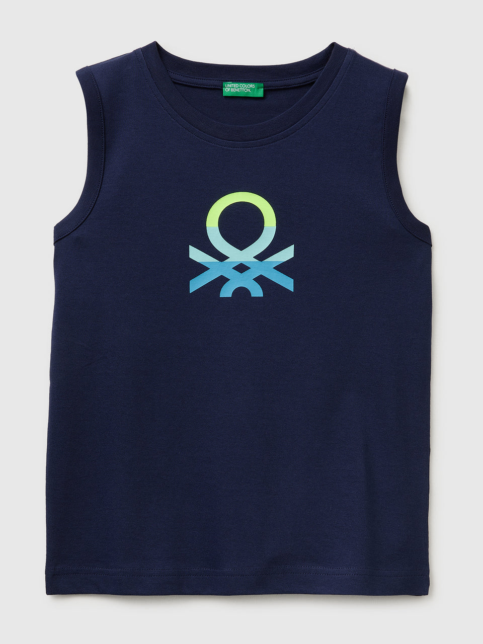 Organic cotton tank top with logo print - ucb_image_FS