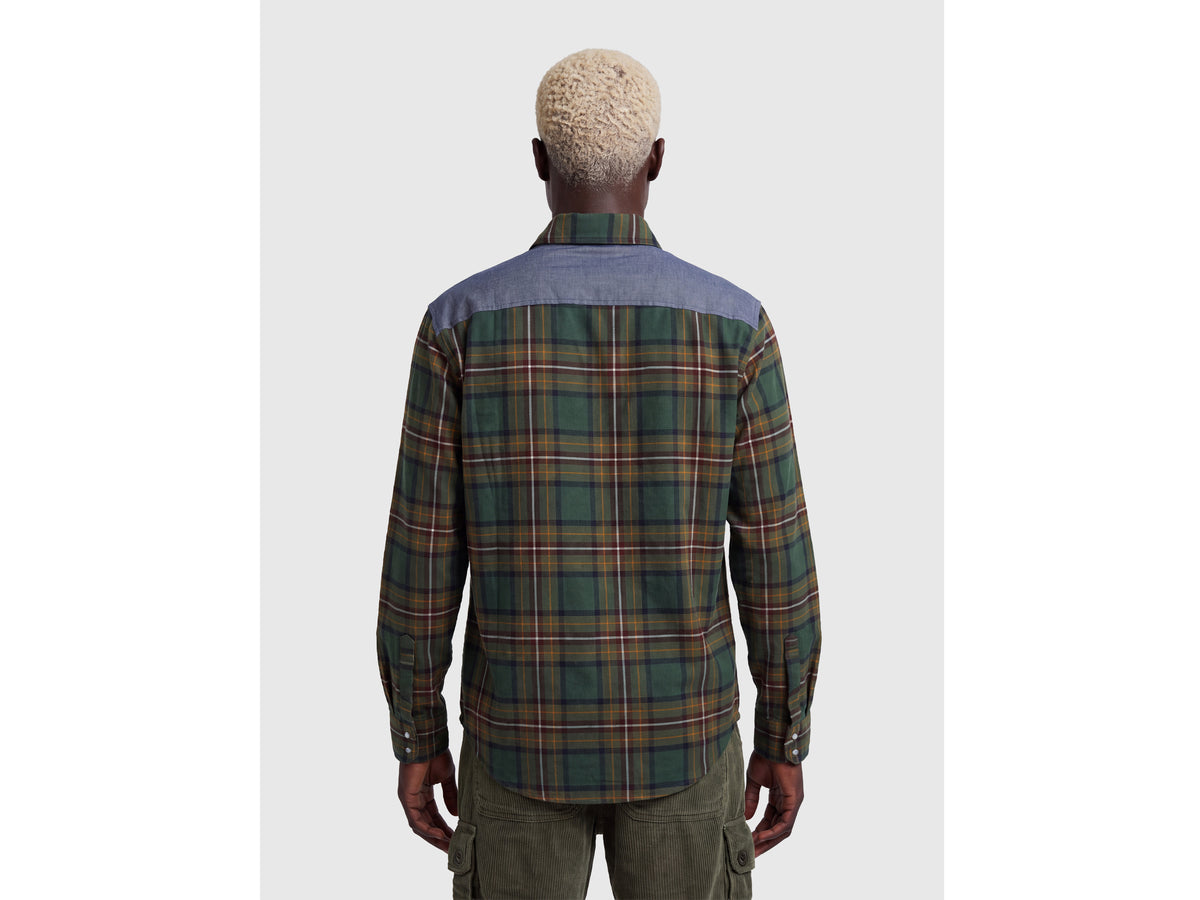Camisa western em flanela aos quadrados - ucb_image_B