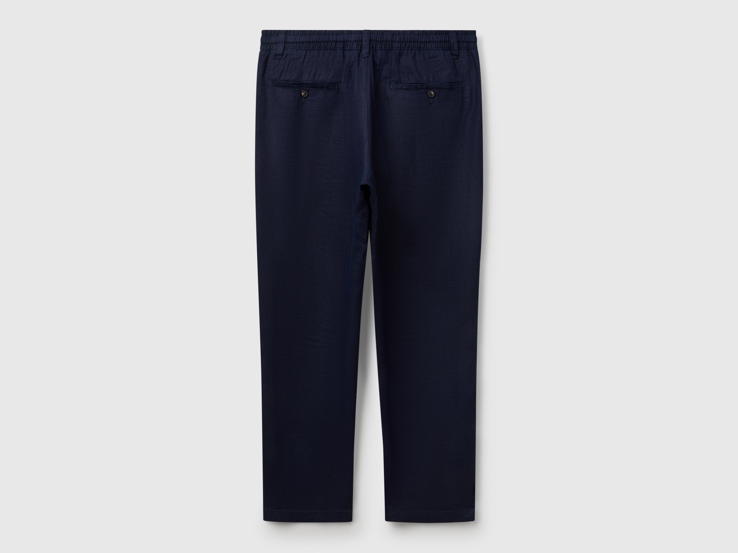 Trousers in pure linen with drawstring - ucb_image_BS