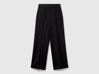 Palazzo trousers in 100% linen - ucb_image_FS