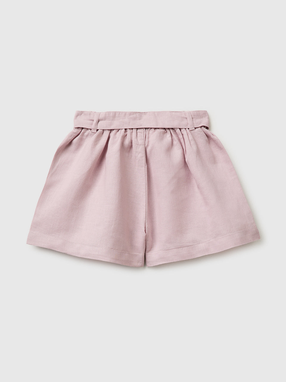 Linen blend shorts with sash - ucb_image_BS