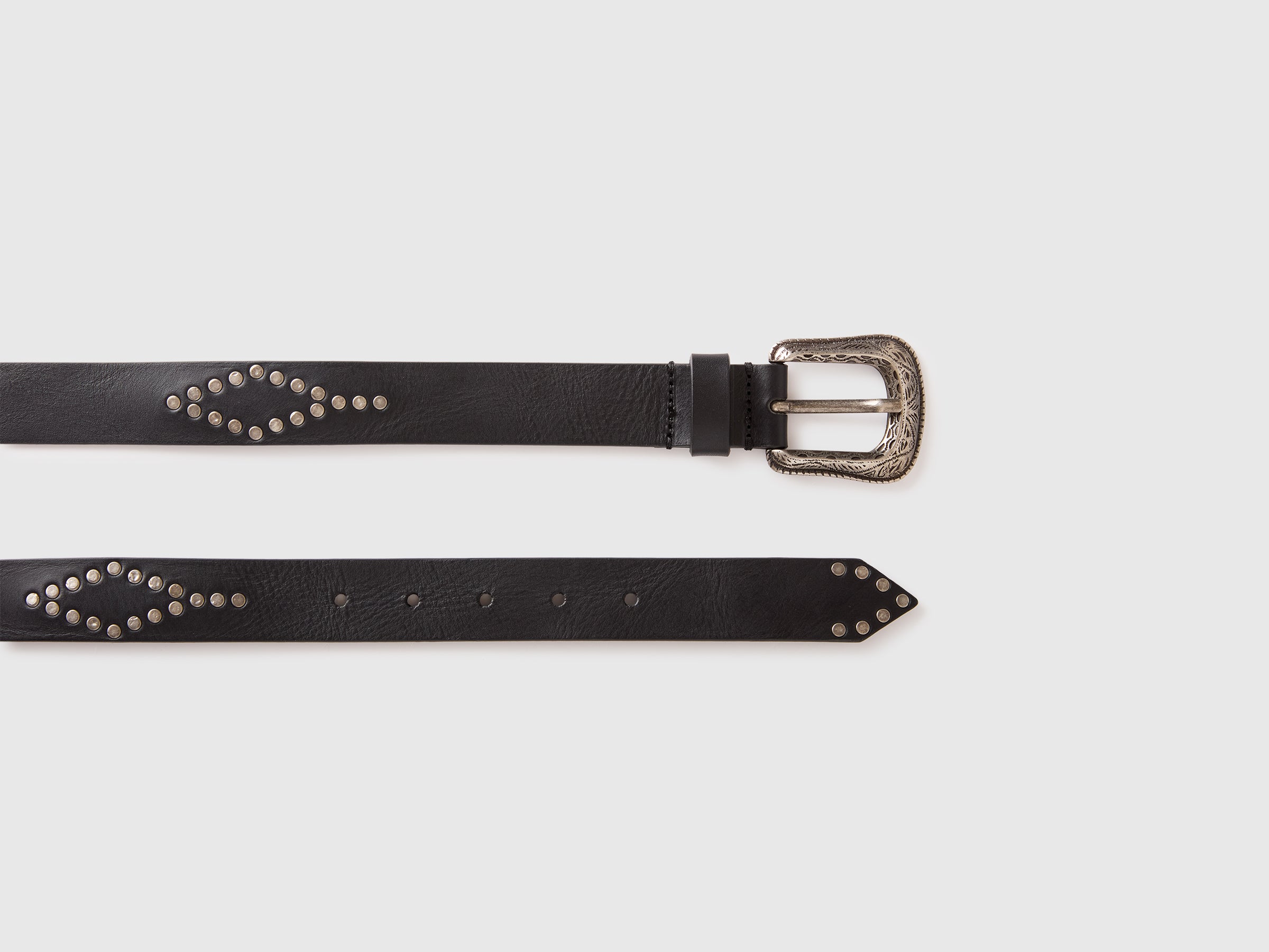 Leather belt with studs - ucb_image_DS1