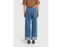 Jeans cropped com dobra lavagem clara - ucb_image_B