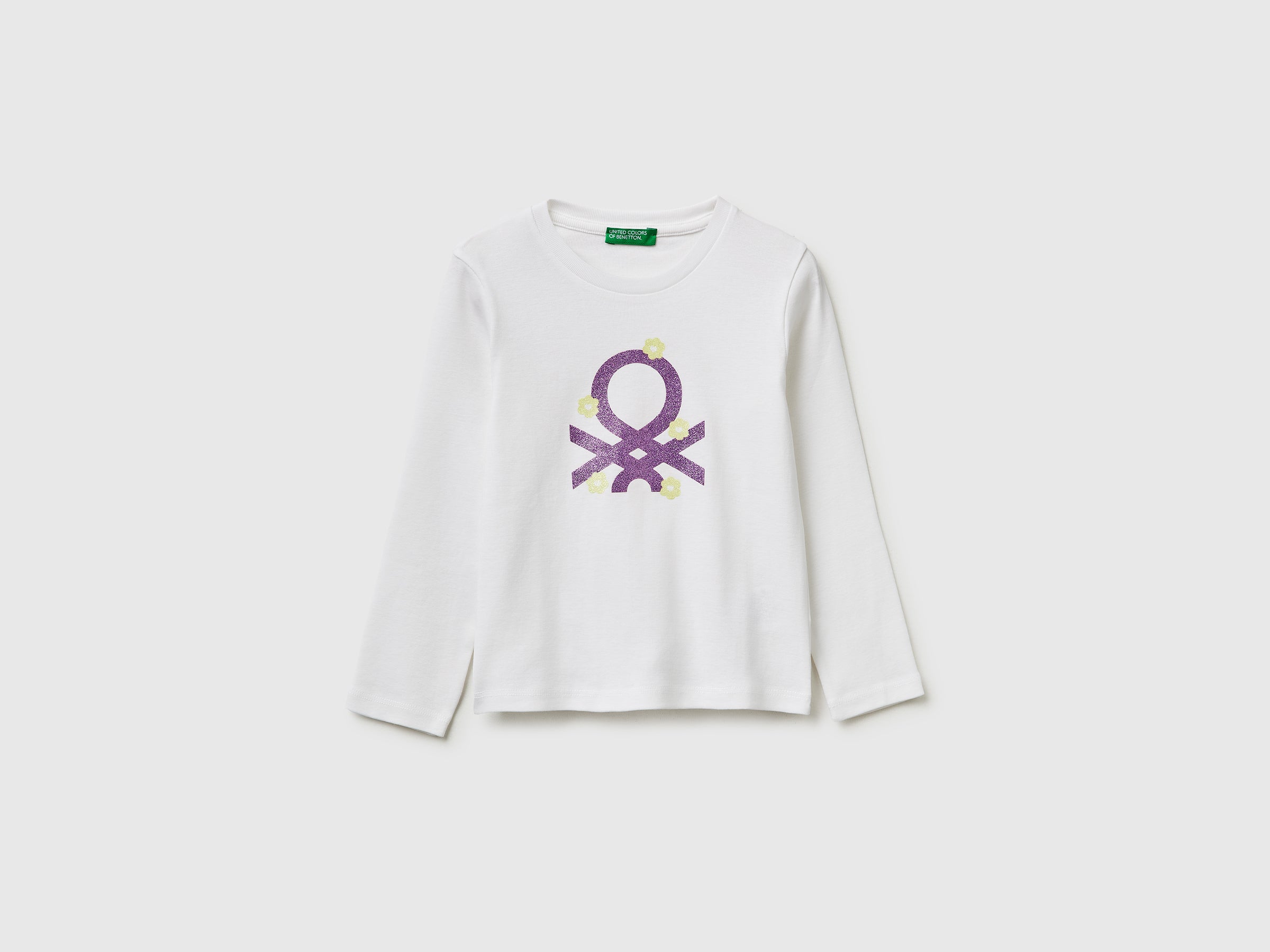 T-shirt in organic cotton with glittery logo - ucb_image_FS