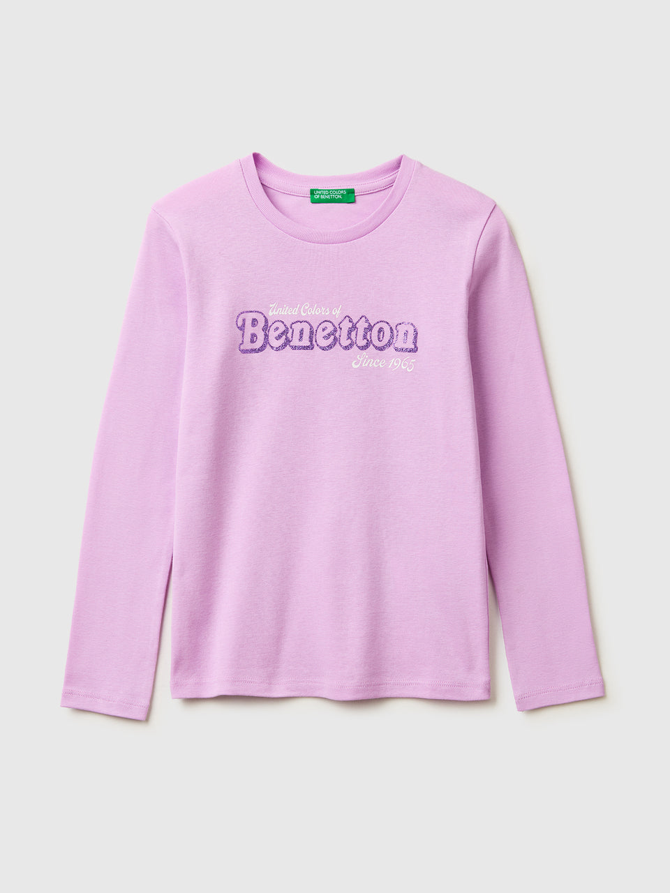T-shirt com logótipo glitter em algodão orgânico - ucb_image_FS