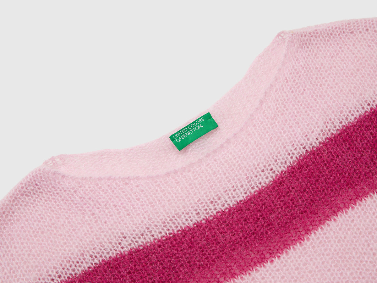 Camisola em mistura de mohair às riscas bicolor boxy fit - ucb_image_DS1