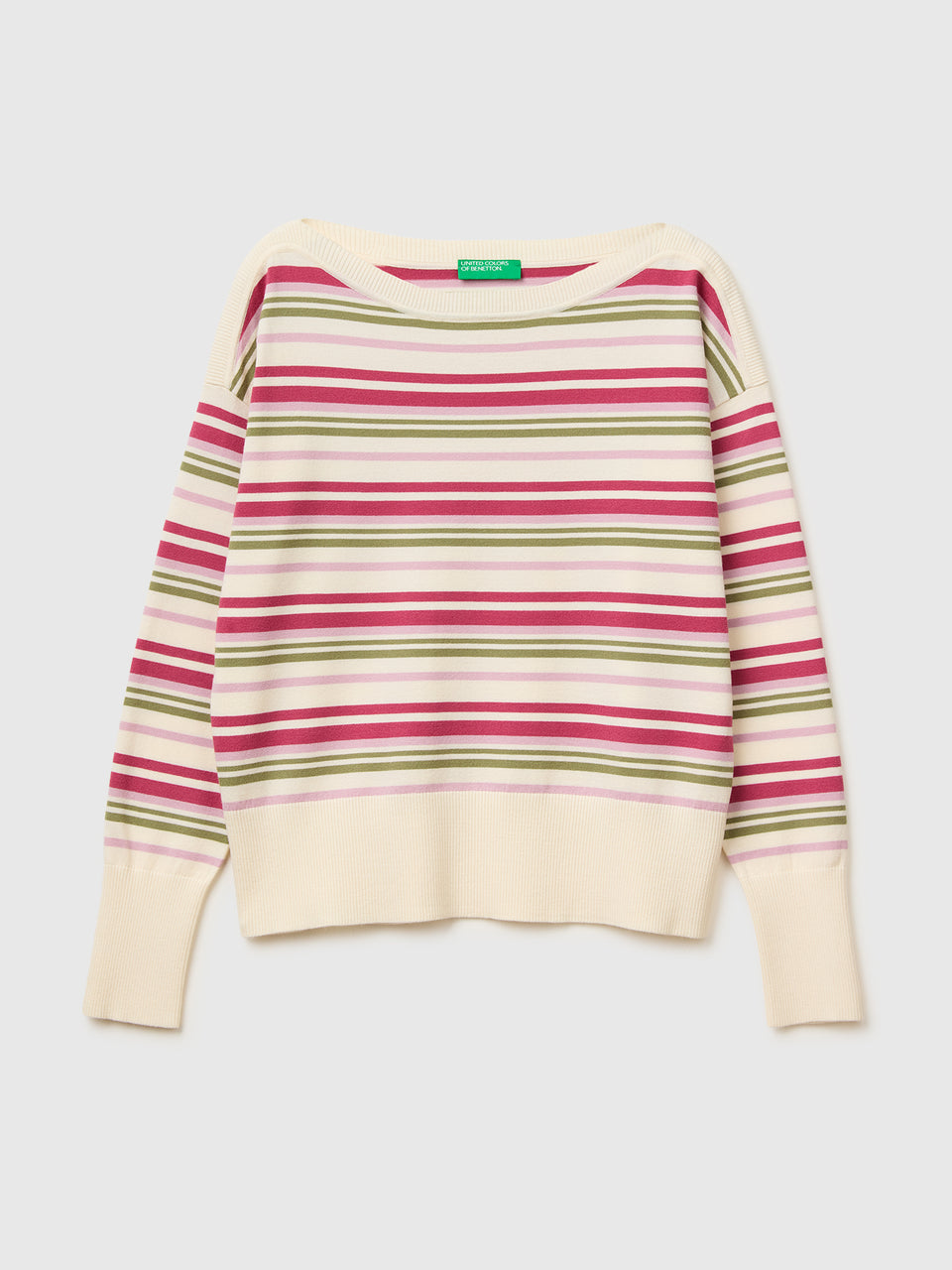 Striped boat neck sweater - ucb_image_FS