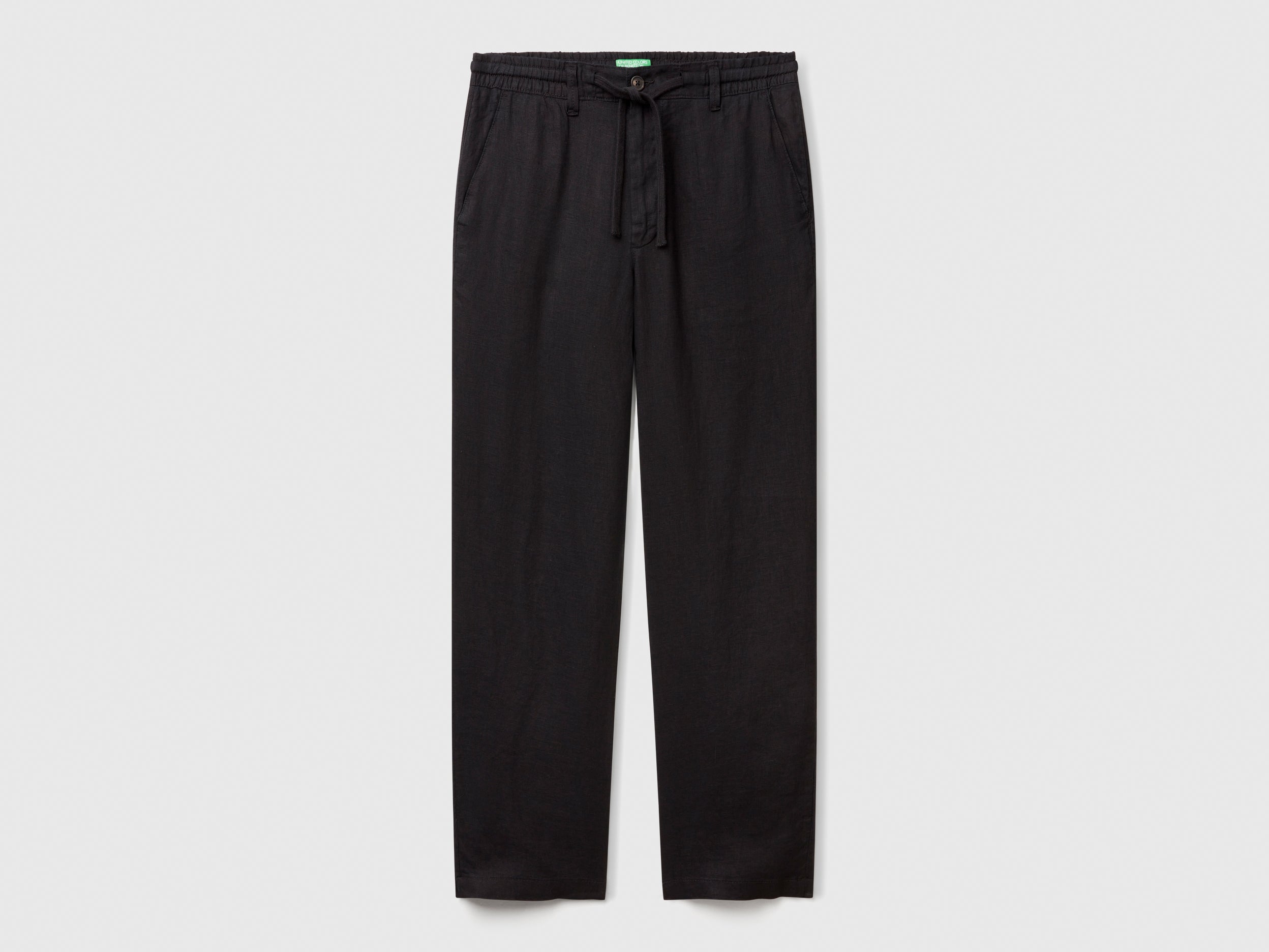 Trousers in pure linen with drawstring - ucb_image_FS