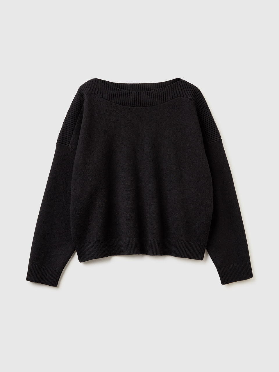 Boxy fit jacquard sweater - ucb_image_FS
