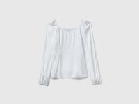 Blusa slim fit com decote quadrado - ucb_image_BS