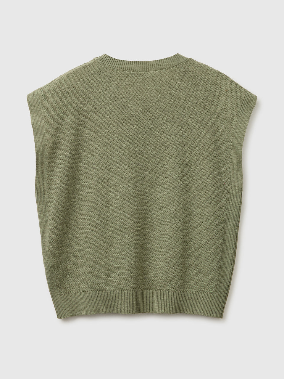 Sleeveless linen blend sweater - ucb_image_BS