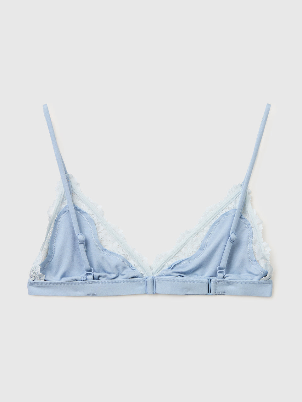 Silk blend triangle bra with lace - ucb_image_BS