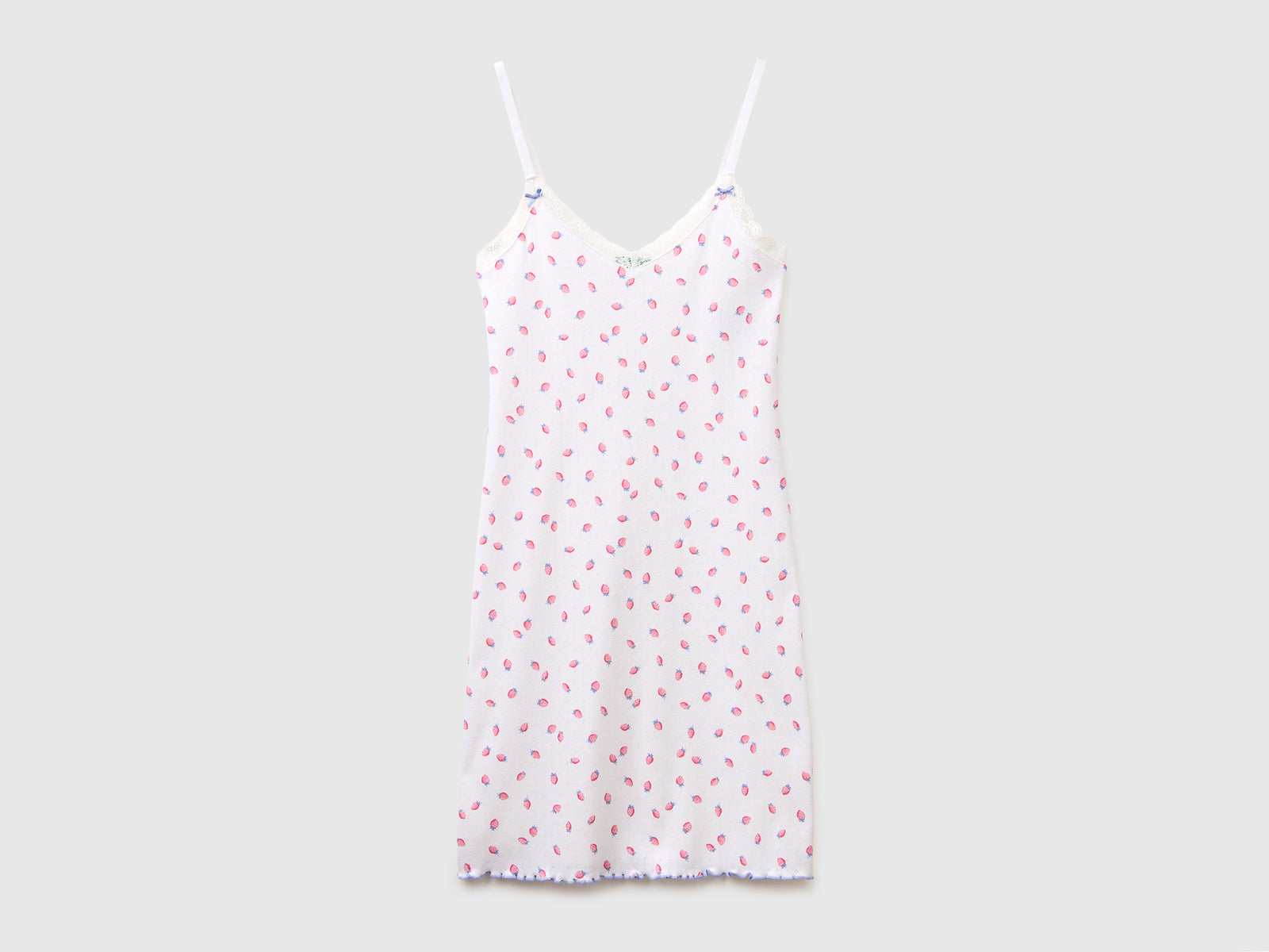 Patterned nightgown with shoulder straps - ucb_image_FS