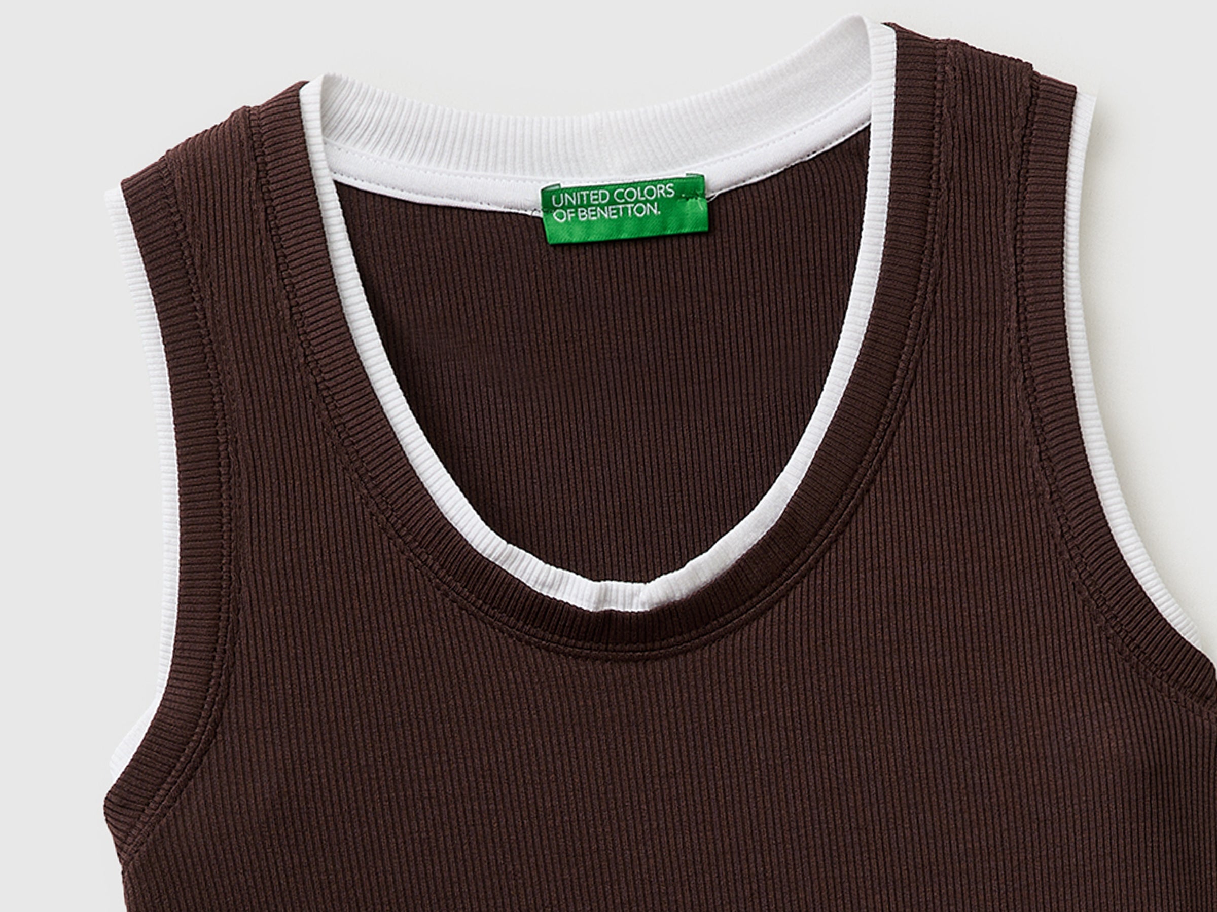 Slim fit ribbed tank top - ucb_image_FY