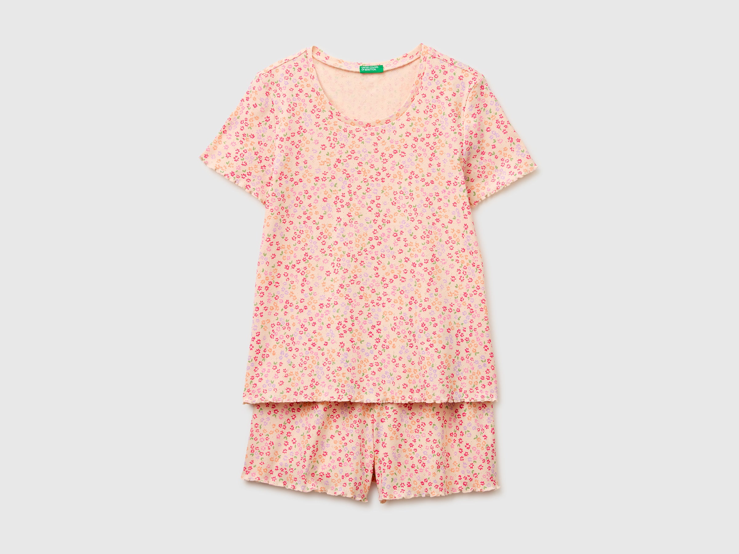 Ribbed patterned short pyjamas - ucb_image_FS