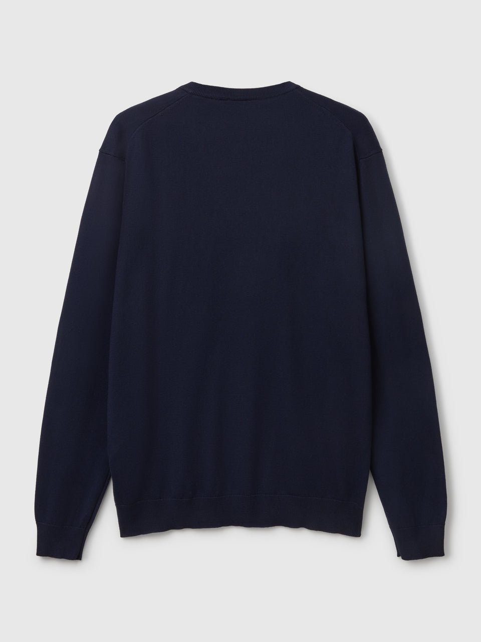 Pure cotton sweater with V-neck - ucb_image_BS