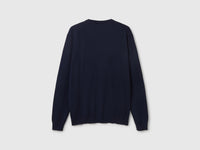 Pure cotton sweater with V-neck - ucb_image_BS