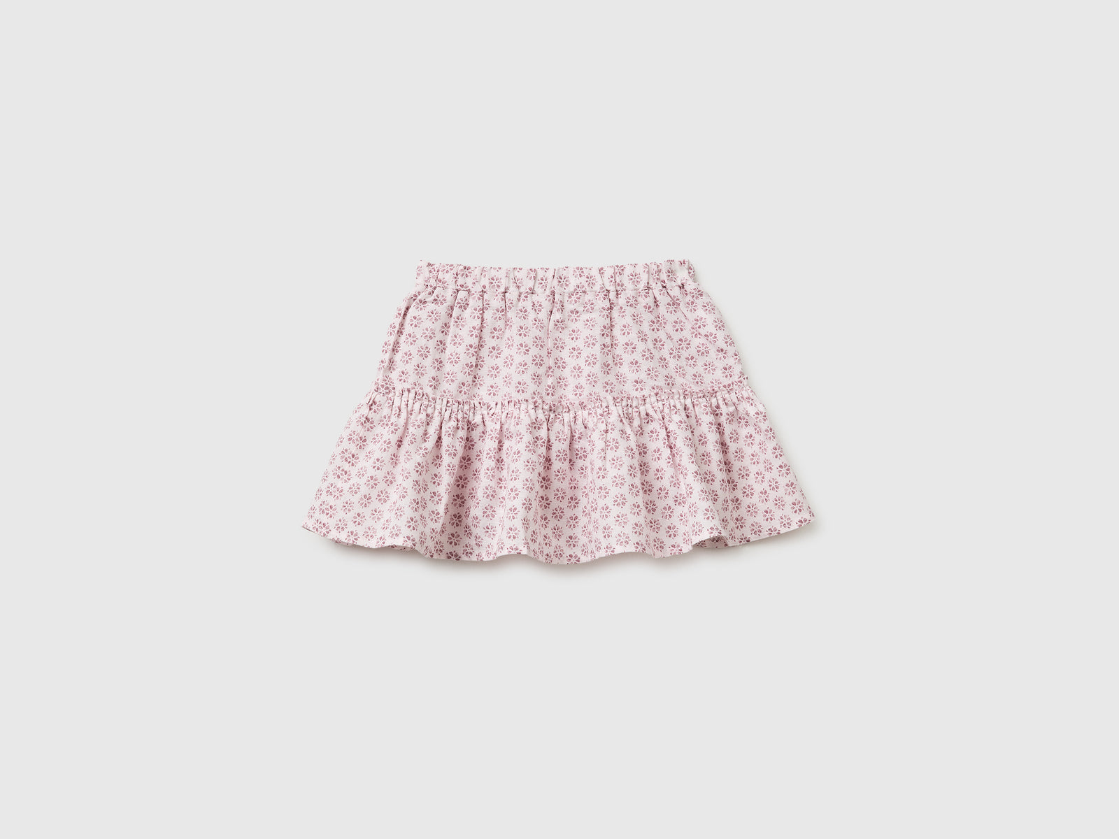 Floral skirt in linen blend - ucb_image_BS