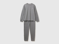 Pijama comprido com logótipo em algodão stretch - ucb_image_FS