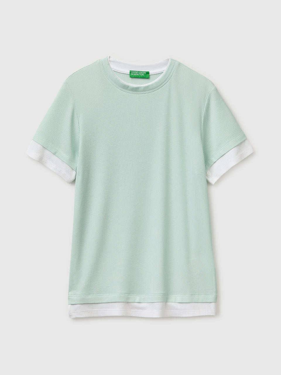 Slim fit ribbed T-shirt - ucb_image_FS