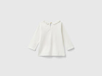 T-shirt com folhos na gola - ucb_image_BS