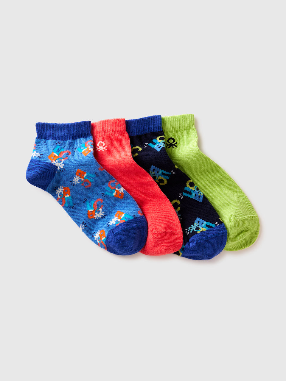 Four patterned short socks - ucb_image_FS