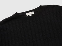 Camisola com tranças em mistura de lã ultraligeira - ucb_image_DS1