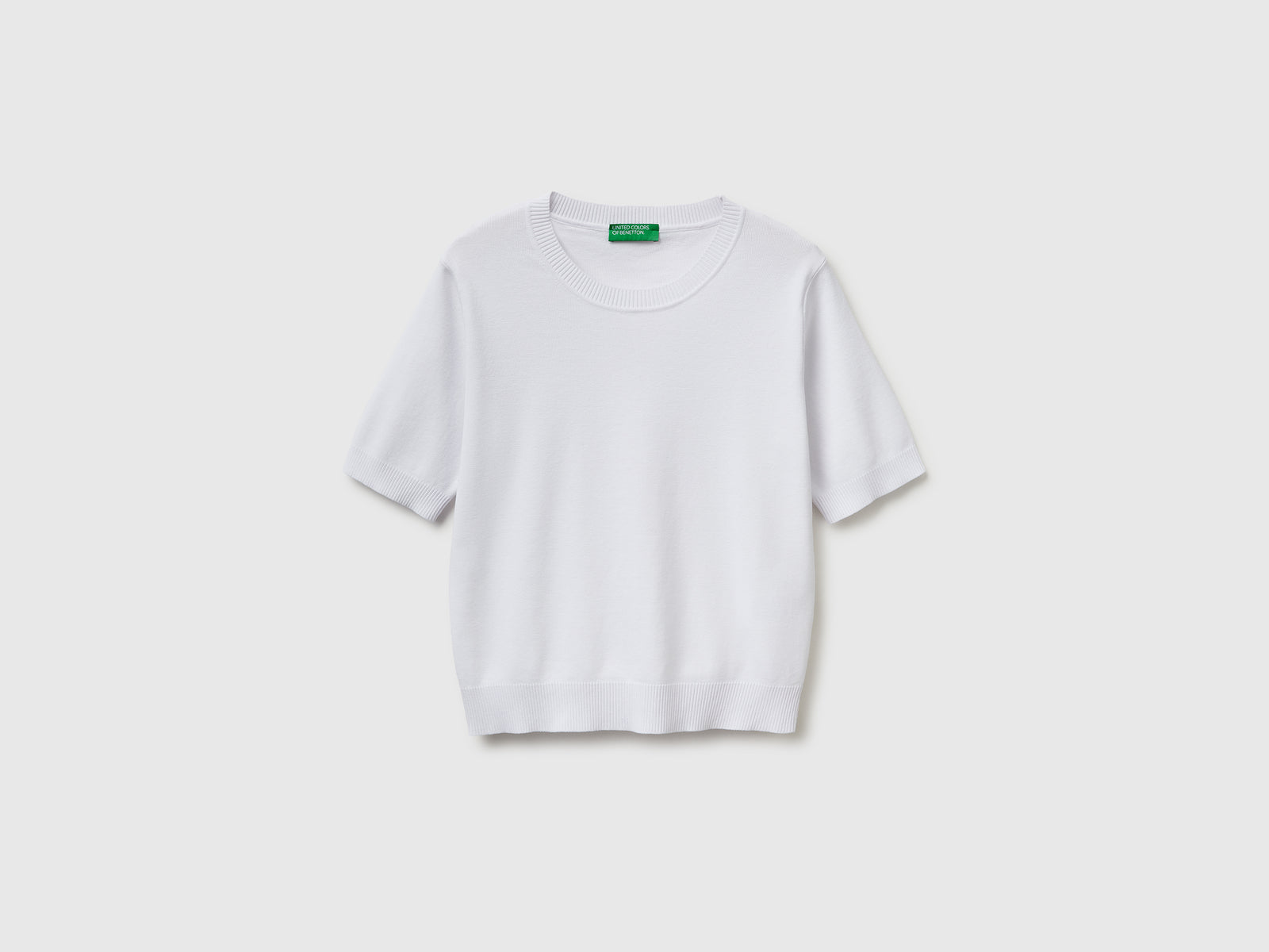 White short sleeve sweater - ucb_image_FS