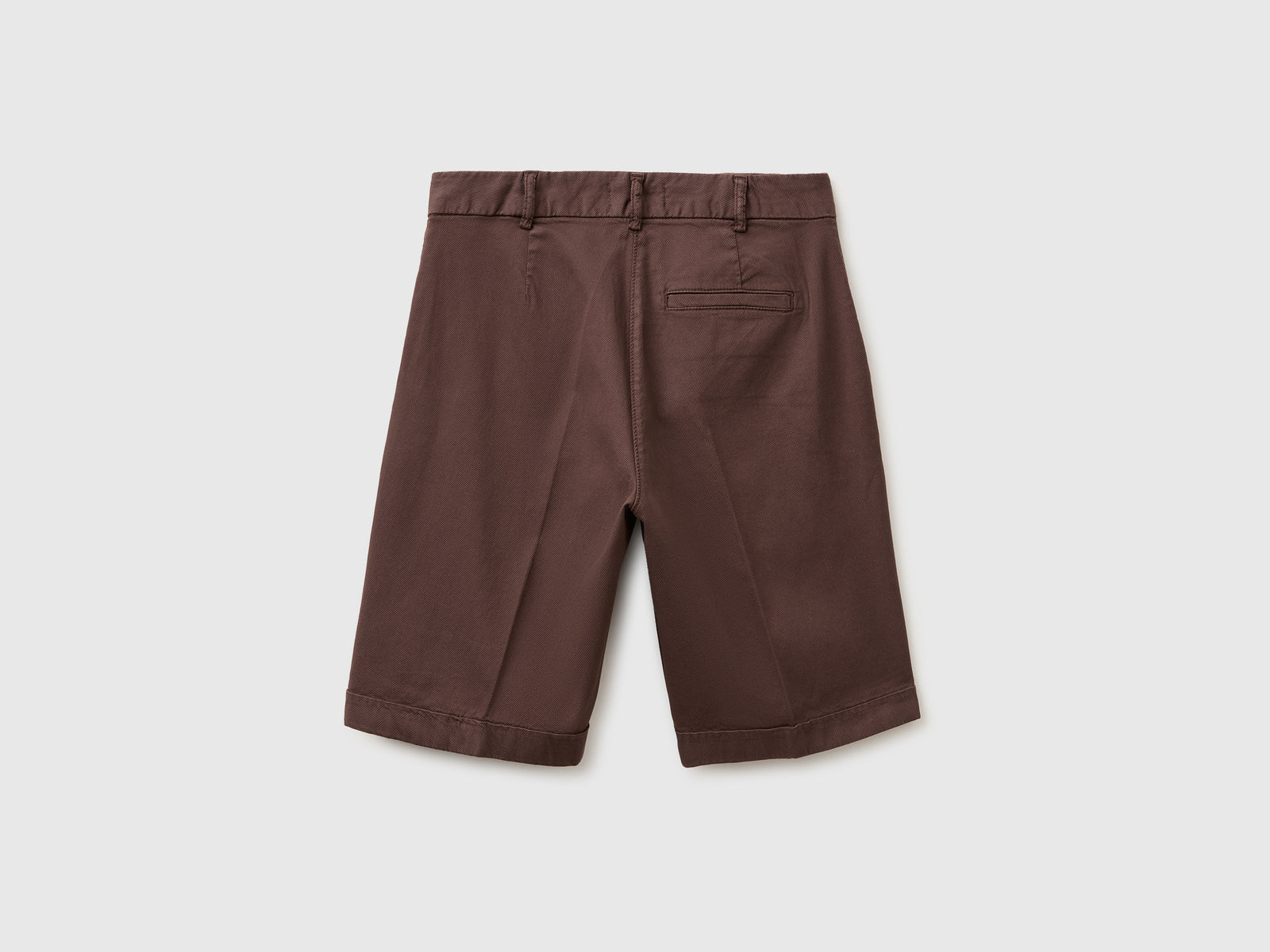 Regular fit Bermuda shorts with turn-ups - ucb_image_BS