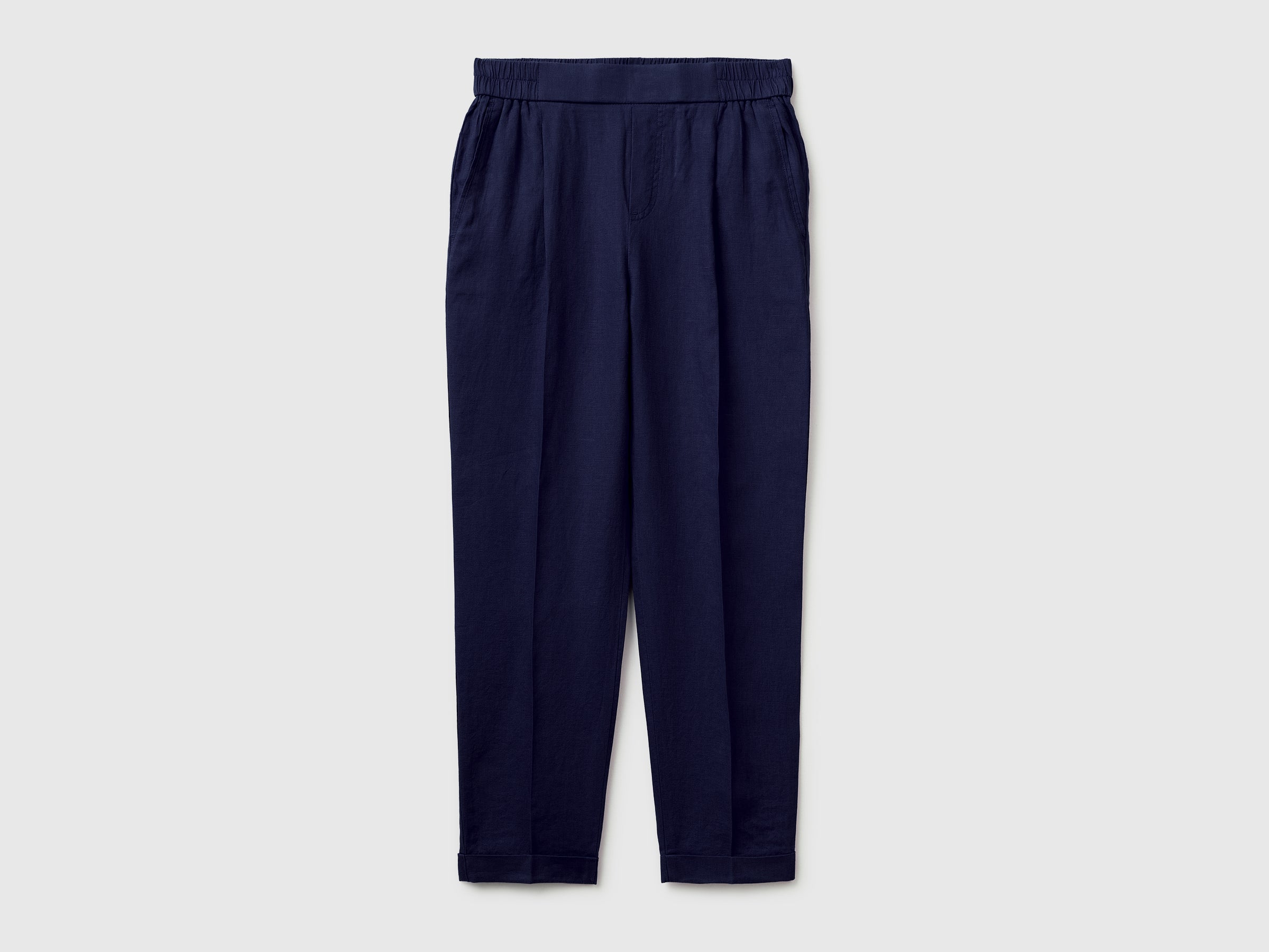 100% linen cigarette trousers - ucb_image_FS