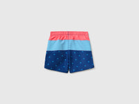 Boxers de banho color block com estampas - ucb_image_BS