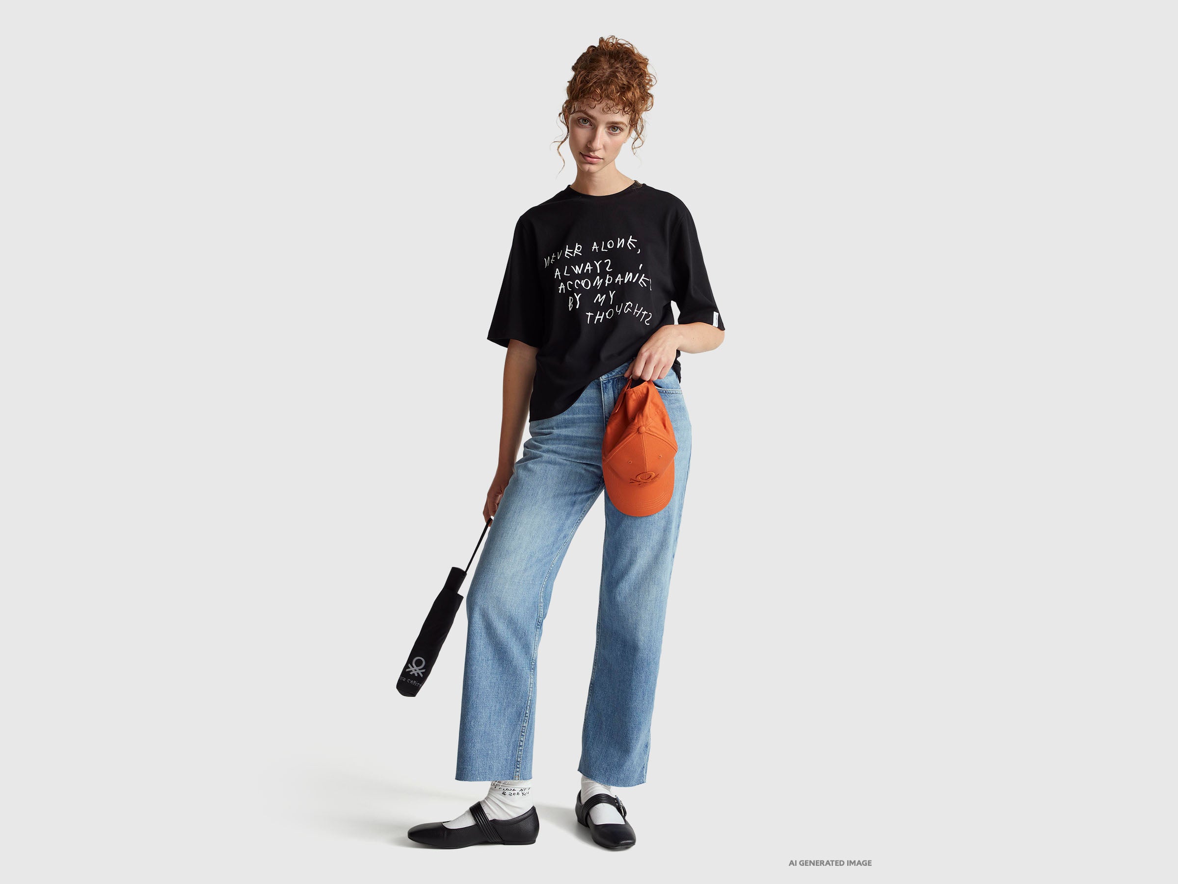 T-shirt nera con stampa Coco Capitán - ucb_image_FY