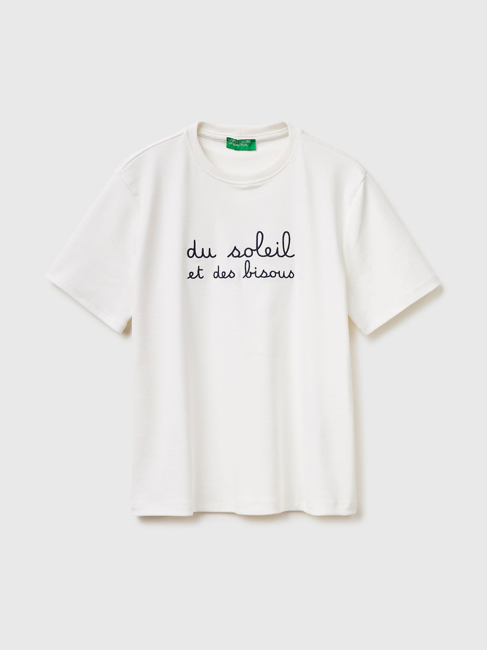 T-shirt com texto bordado - ucb_image_FS