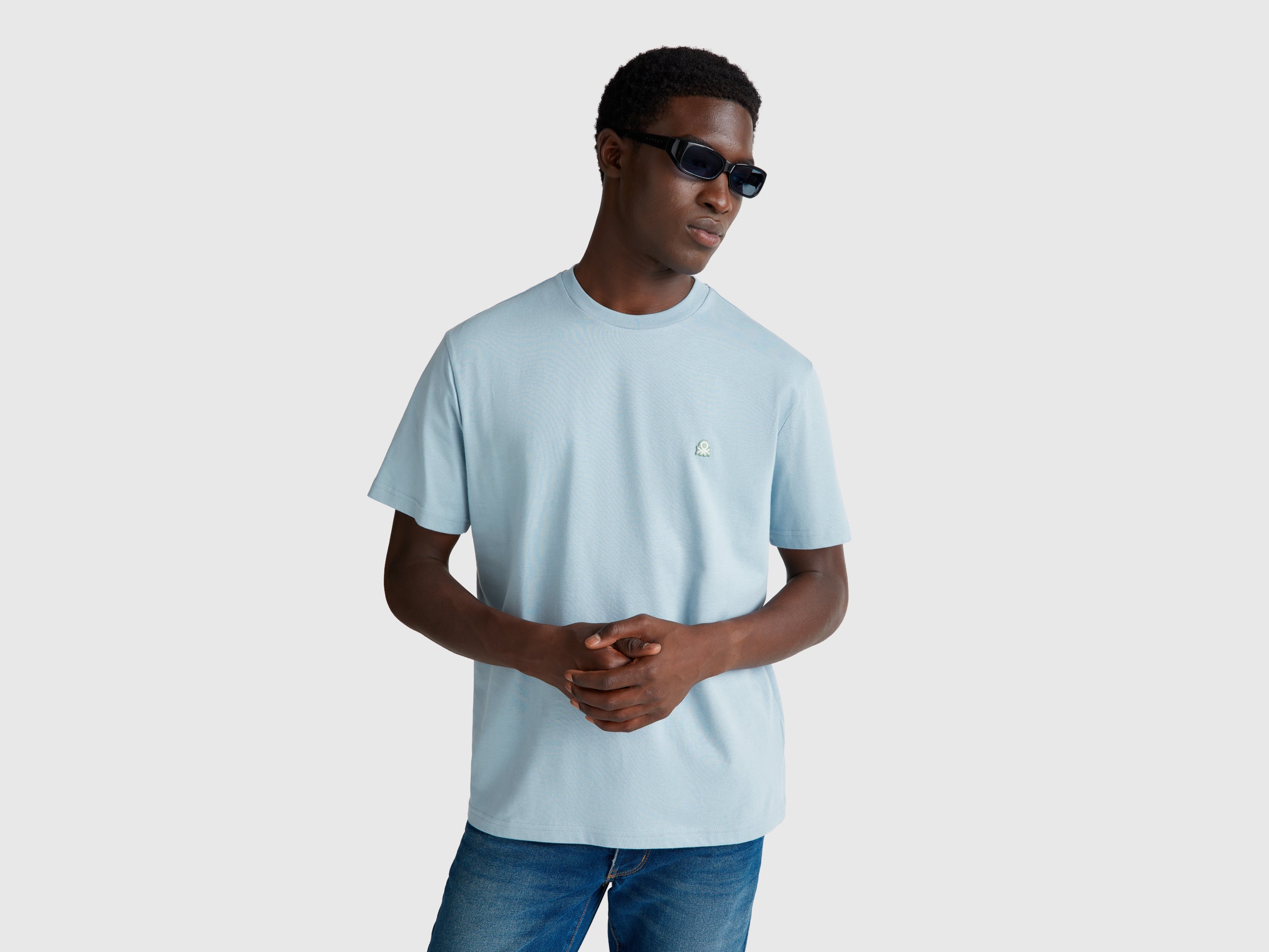 T-shirt básica de algodão  - ucb_image_F