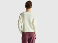 Camisola boxy fit com decote em V - ucb_image_B