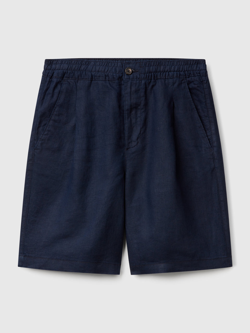 Bermudas com cordão de ajuste em linho puro - ucb_image_FS