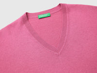 Camisola decote em V em algodão e lã - ucb_image_DS1