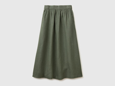 Maxi skirt in pure linen - ucb_image_FS