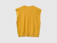 Sleeveless linen blend sweater - ucb_image_BS
