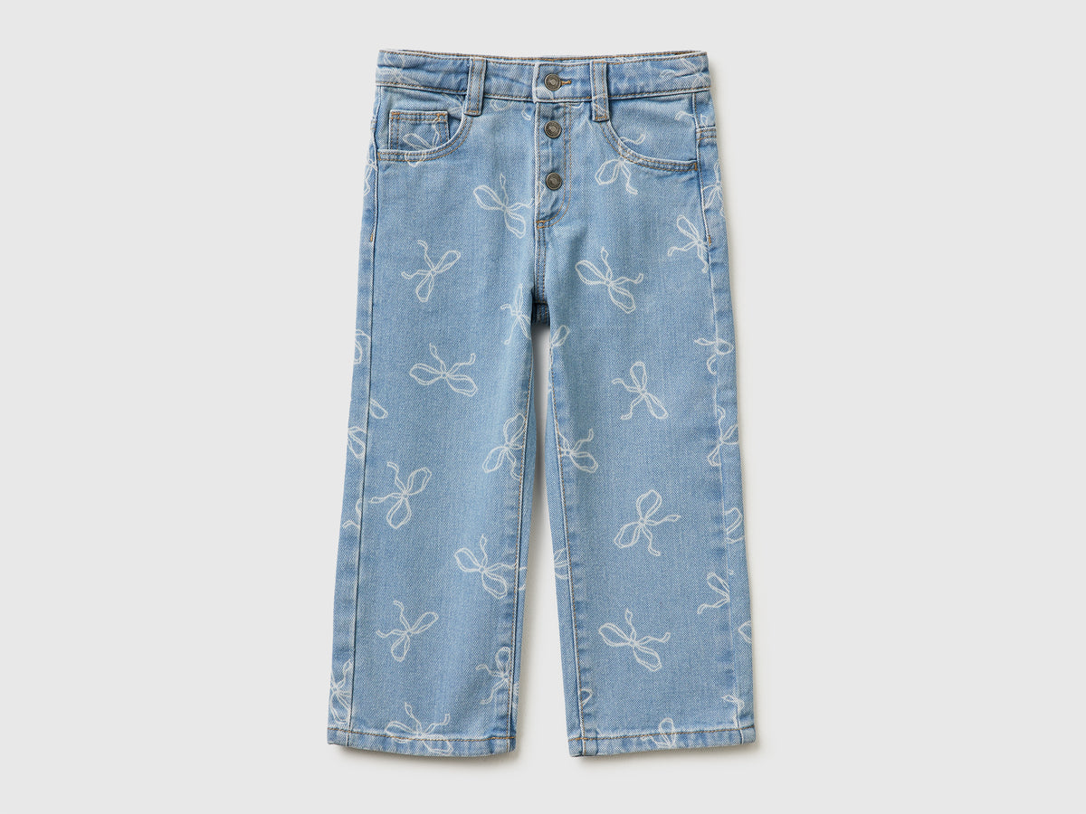Slim fit jeans with bow print - ucb_image_FS