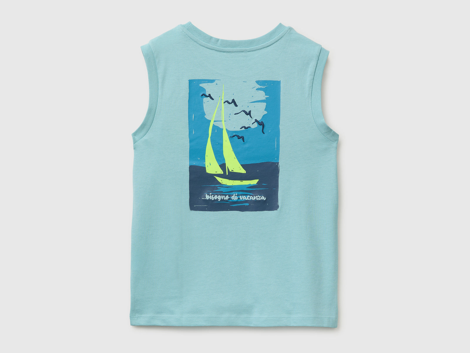 Tank top with print and embroidery - ucb_image_BS